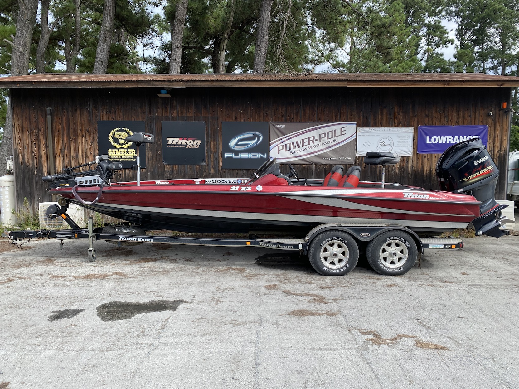 PRICE DOEN !!2023年末まで保管料サービス　‘08 Triton Boats 21X2 with SHO275
